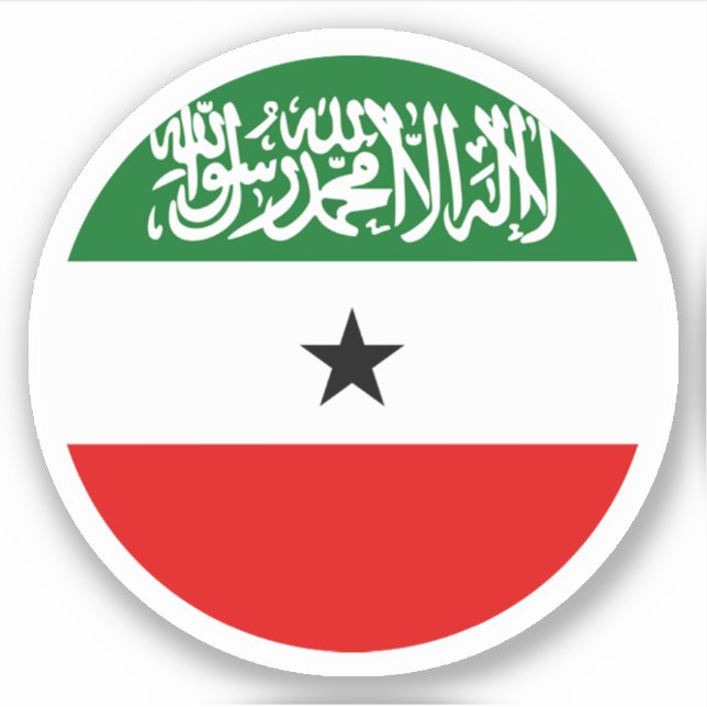 Sticker rond Drapeau du Somaliland (Devant)