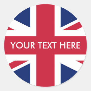 Sticker Rond Drapeau Royaume-Uni 