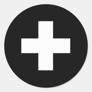 Sticker Rond Drapeau suisse Suisse croix randonnée Lucerne Alpe
