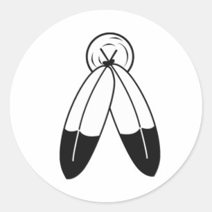 Sticker Rond Drapeau Two-Spirit