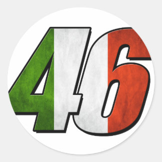 Sticker Rond Drapeau VR46