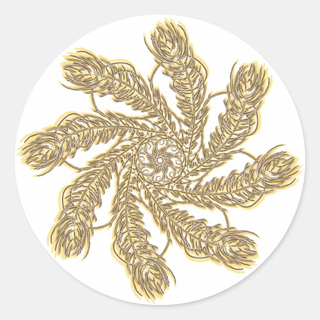 Sticker Rond Dream Catcher (Devant)