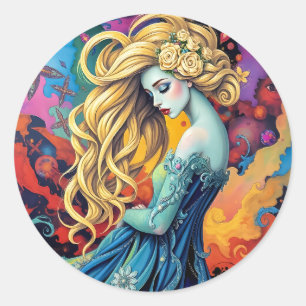 Sticker Rond Dreamscape - Vidéo surréaliste