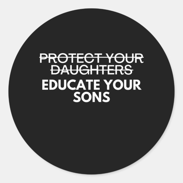 Sticker Rond Droits d'avortement féministes Pro Choice (Devant)