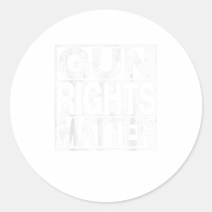 Sticker Rond Droits sur les armes Pro Gun 2e amendement