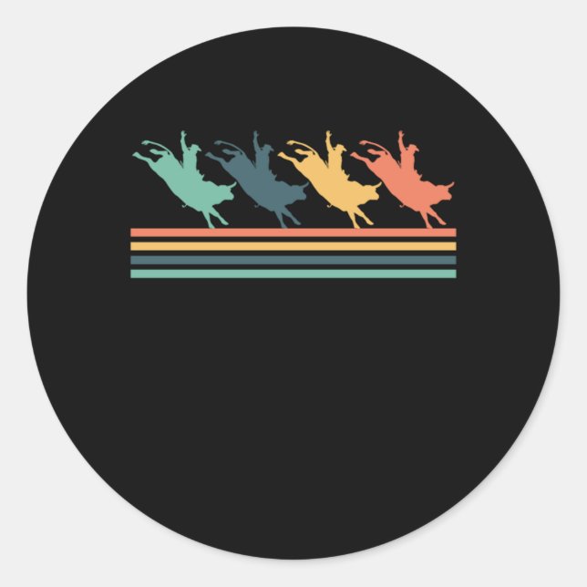 Sticker Rond Drôle (Devant)