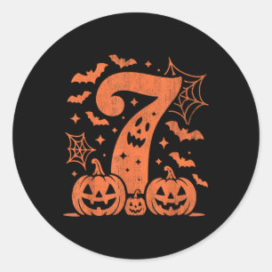 Sticker Rond Drôle 67 Six Sept Mème Couple Correspondant Hallow