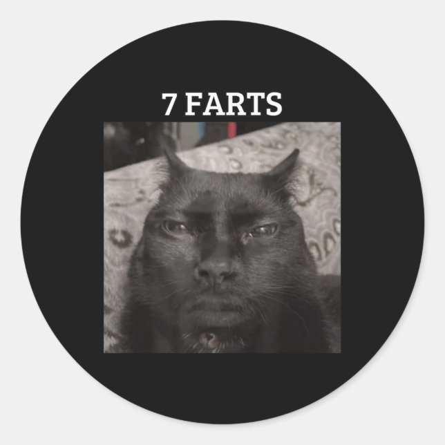 Sticker Rond Drôle Brainrot mème Gen Z Humour Gen Alpha Uni-adu (Devant)