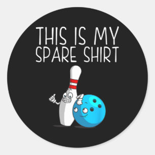 Sticker Rond Drôle cadeau Bowling pour les femmes Cool Bowler S