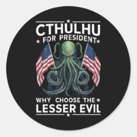 Drôle d'élection 2024 Cthulhu pour président