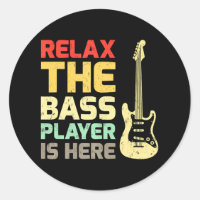 Drôle Relax Le Lecteur De Basse Est Ici Guitare