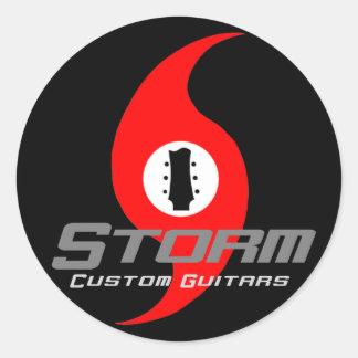 Sticker rond du logo STORM