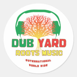 Sticker Rond Dub Yard Roots