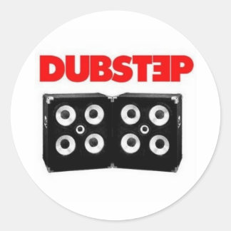 Sticker Rond Dubstep