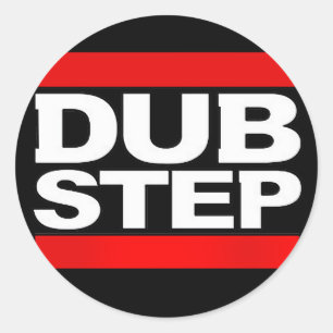 Sticker Rond dubstep remix-benga-dubstep radio sans dubstep-dub