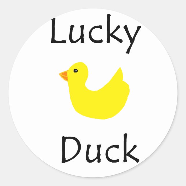 Sticker Rond Duck (Devant)