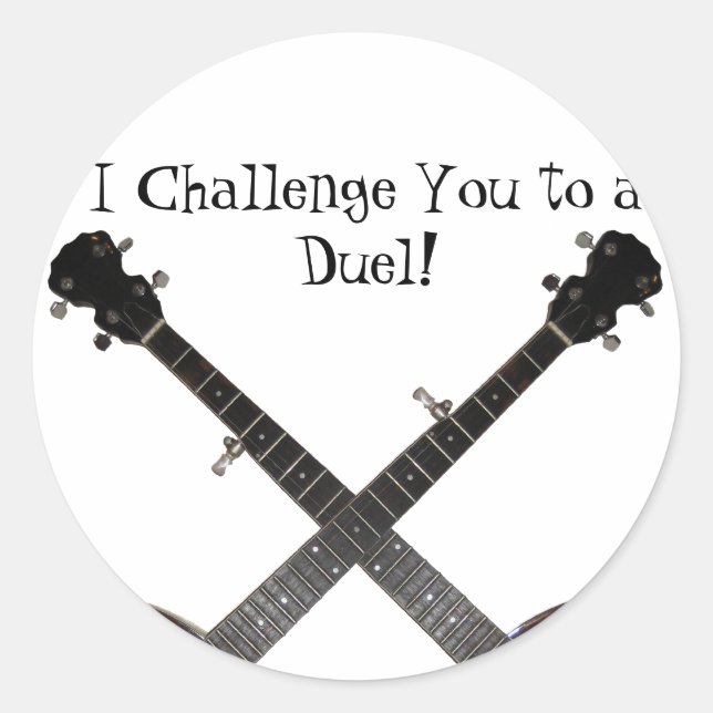 Sticker Rond Dueling Banjos (Devant)