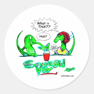 Sticker Rond Durante Espagnol