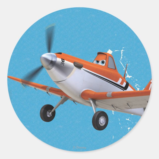 Sticker Rond Dusty 1 (Devant)