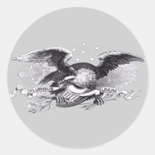 Sticker Rond Eagle