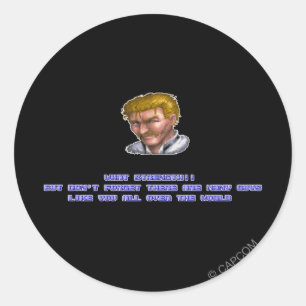 Sticker Rond Eagle KO'ed