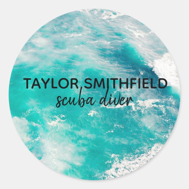 Sticker Rond Eau (Devant)