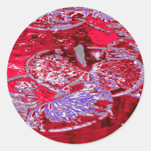 STICKER ROND EAU LILY POND