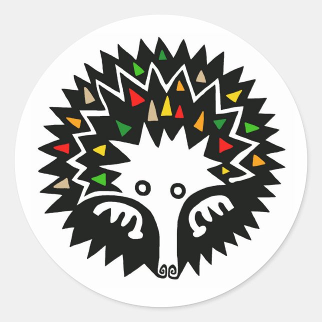 Sticker Rond ECHIDNA - Faune - Australie - (Devant)