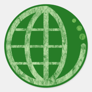 Sticker Rond echo earth