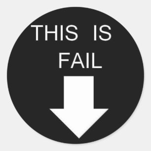 Sticker Rond échouer