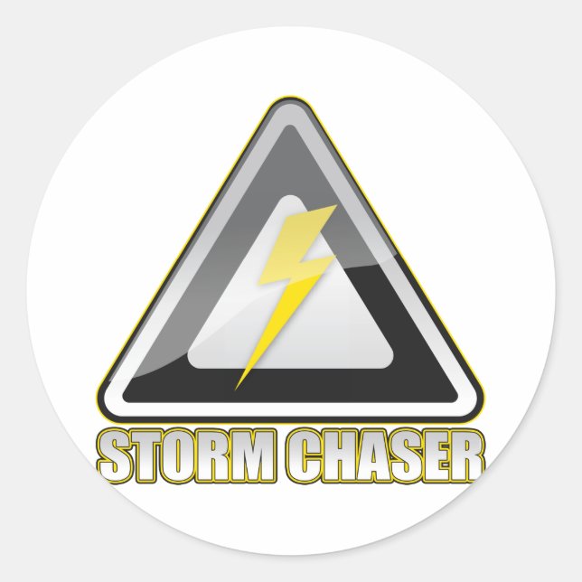 Sticker Rond Éclair Chaser Storm (Devant)