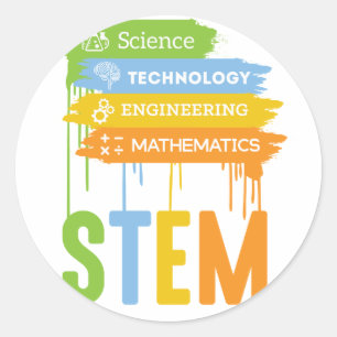 Sticker Rond École de mathématiques de génie technologique des