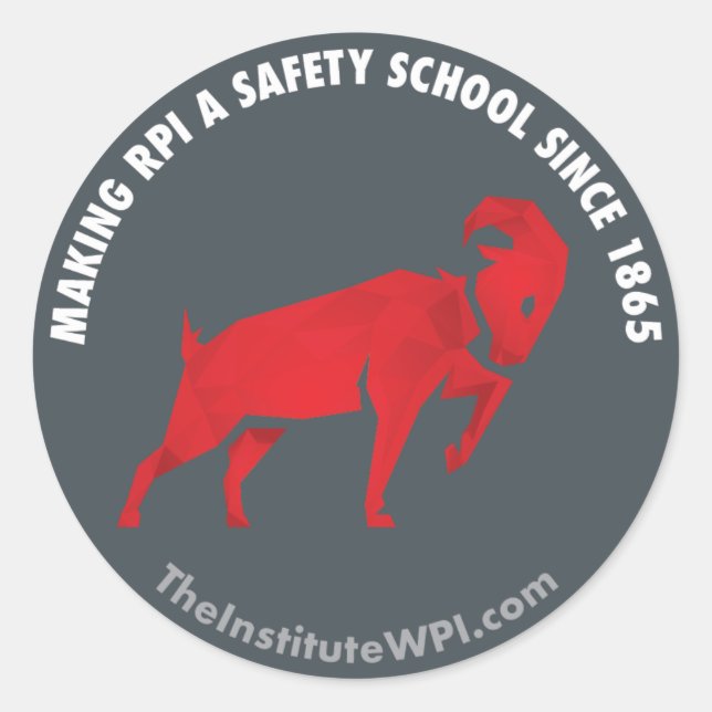 Sticker Rond École de sécurité (Devant)