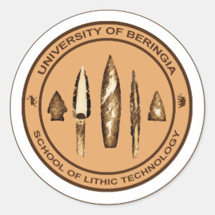 Sticker Rond Ecole de Technologie Lithique de Beringia