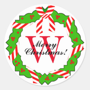 STICKER ROND ÉCRAN CHIC STICKER_CHRISTMAS #1 SUR BLANC