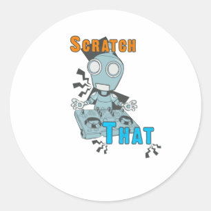 Sticker Rond Écraser