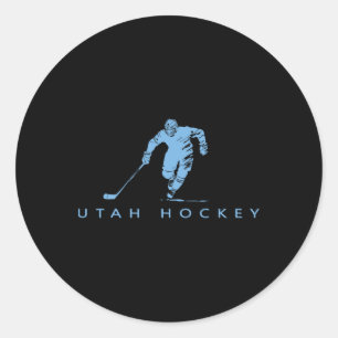 Sticker Rond Eddy's Canyon Hockey Utah Hockey