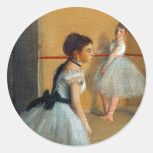 Sticker Rond Edgar Degas Le Foyer de la Danse à l'Opéra