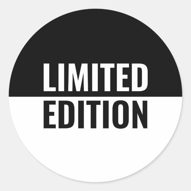 Sticker Rond Edition limitée (Devant)