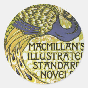 Sticker Rond Édition Peacock de MacMillan