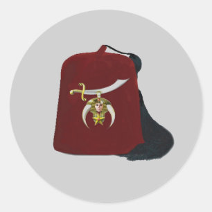 Sticker Rond Édition Shriners