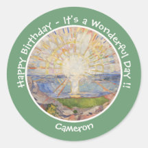 Edvard Munch Le Soleil (Solen) - Articles de fête 