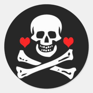 Sticker Rond Edward England-Hearts