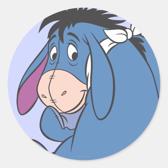 Sticker Rond Eeyore 11 (Devant)