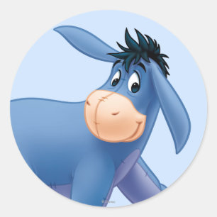 Sticker Rond Eeyore 12