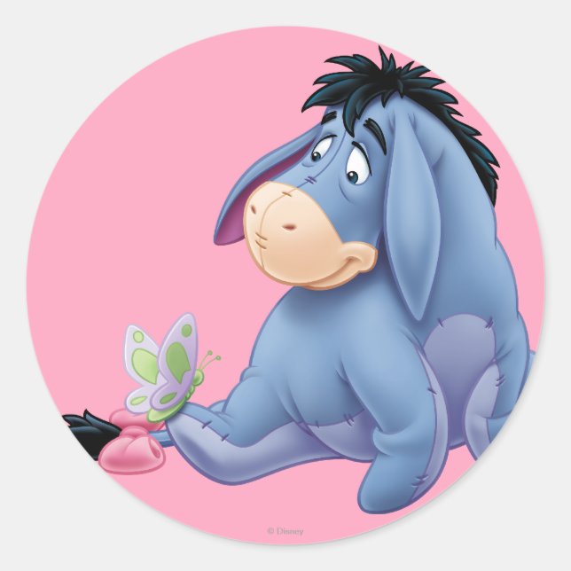 Sticker Rond Eeyore 13 (Devant)