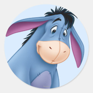 Sticker Rond Eeyore 4