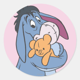Sticker Rond Eeyore 8