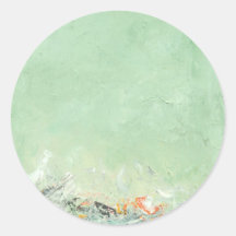 Effervesce - art abstrait minimaliste vert