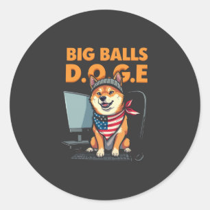 Sticker Rond Efficacité du ministère des Doges